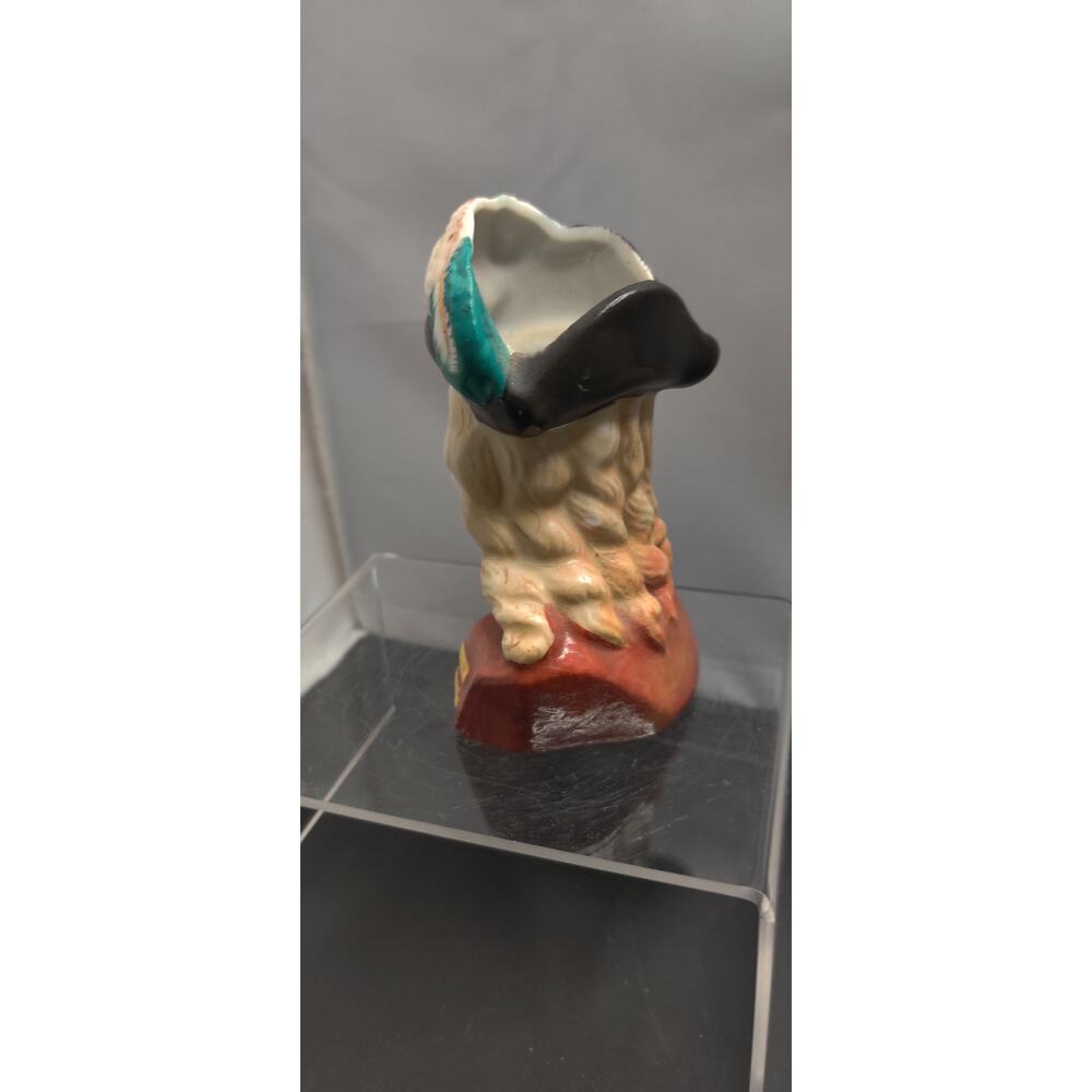 Vintage 1950s Colonial General Soldier HeadVase Planter Figurine Kitsch Regal - Picture 4 of 11